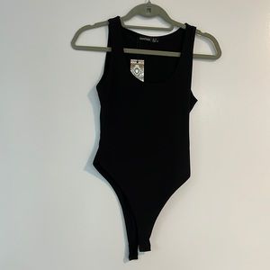 Black boohoo bodysuit